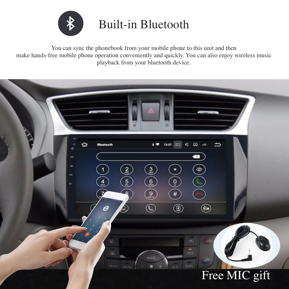 Cheap Android 9.0 Car GPS for Nissan Sentra Auto-radio Sylphy B17 2012 - 2017 Pulsar navigation multimedia PX5 8-Core with WIFI RDS 1