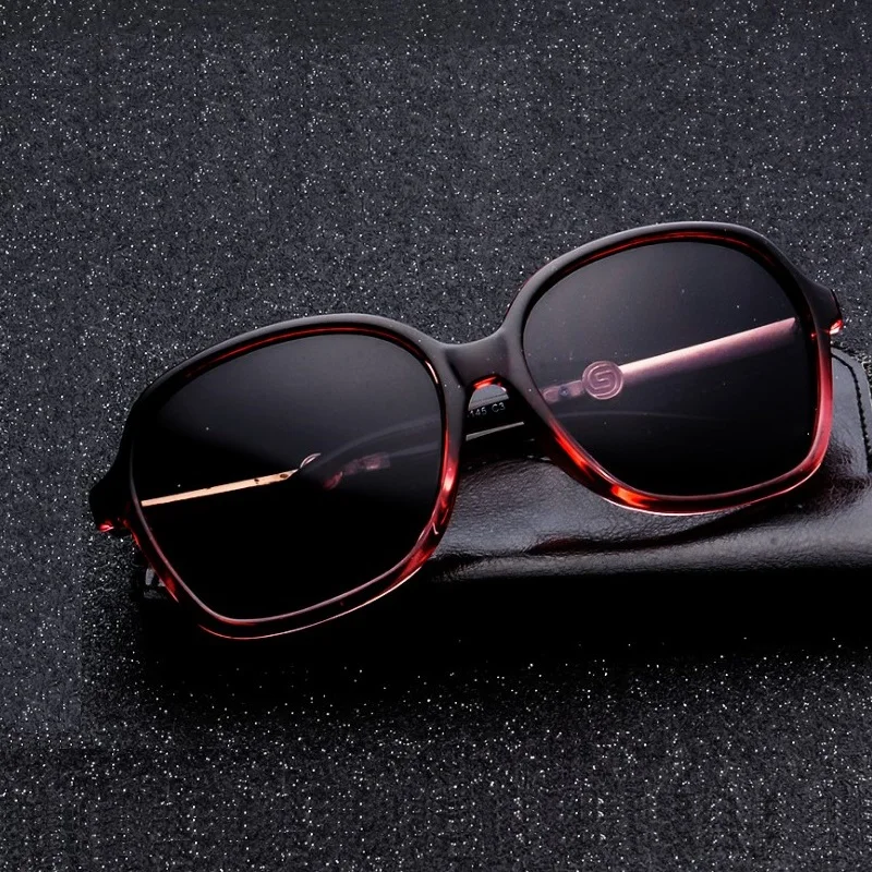 

-145 Women Optical Myopia Sunglasses large Frame Glasses Polarized Colorful Goggle Prescription Sunglasses Polarized Eyewear NEW