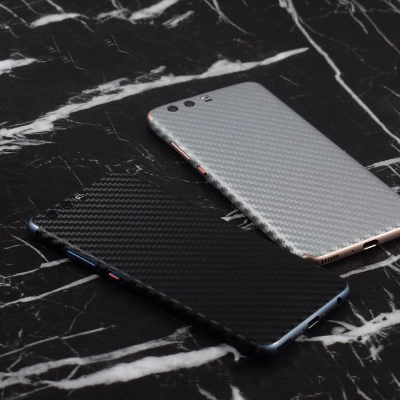 

5 Colors Carbon Fiber Back Film For Huawei P10 Plus Mobile Phone P10Plus Decorative Protector P10 Back Stickers AE Saver SHIP