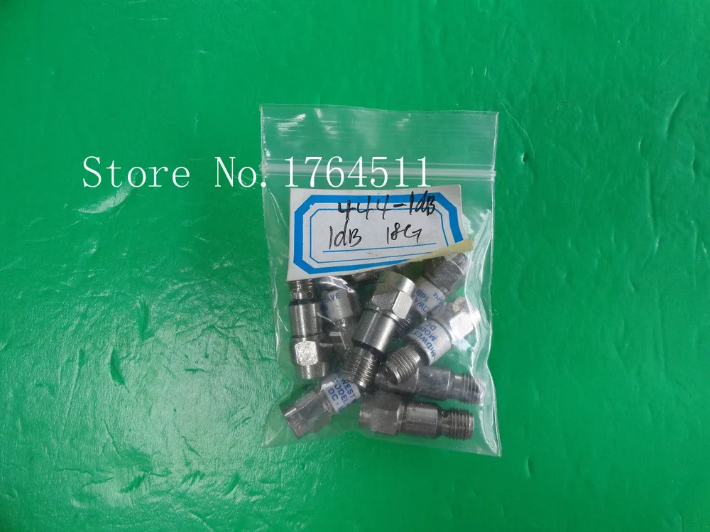 

[BELLA] MIDWEST 444-1dB DC-18GHz 1dB 2W SMA coaxial fixed attenuator --2PCS/LOT