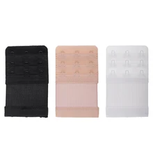 Женский бюстгальтер для девушек, эластичный удлинитель для спины, 3 ряда, 3 крючка, тянущийся Регулируемый бюстгальтер, удлиняющий ремень, аксессуары для бюстгальтера