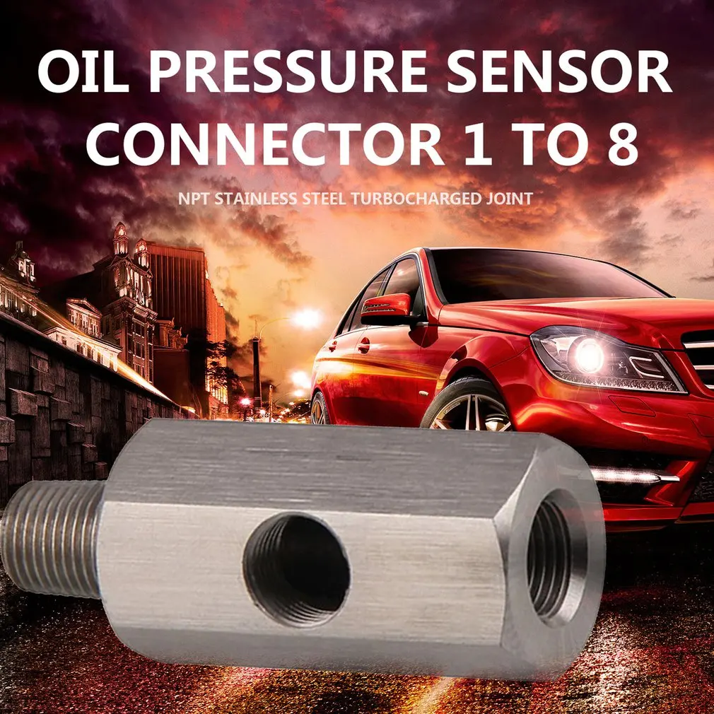 

1/8" Bspt Oil Pressure Sensor Tee To Npt Adapter Turbo Supply Feed Line Gauge Hot Selling Market Trend