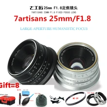 25 мм F/1,8 HD MC объектив с ручной фокусировкой для цифровой камеры Olympus Panasonic M4/3 Камера GX7 GX8 GH4 GH3 OM-D E-M5 E-M10III E-PL8 черный/серебристый