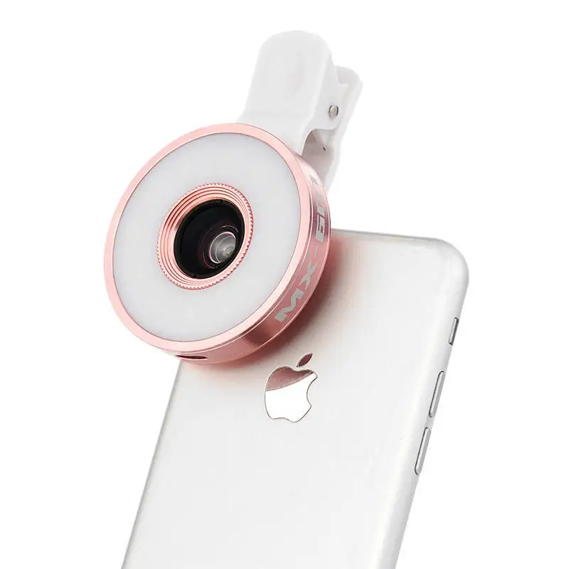 TURATA 6 в 1 универсальный набор объективов для телефона светодиодный фонарик камера "рыбий глаз" Широкоугольный макро объектив для Apple iPhone 7 Plus samsung Galaxy