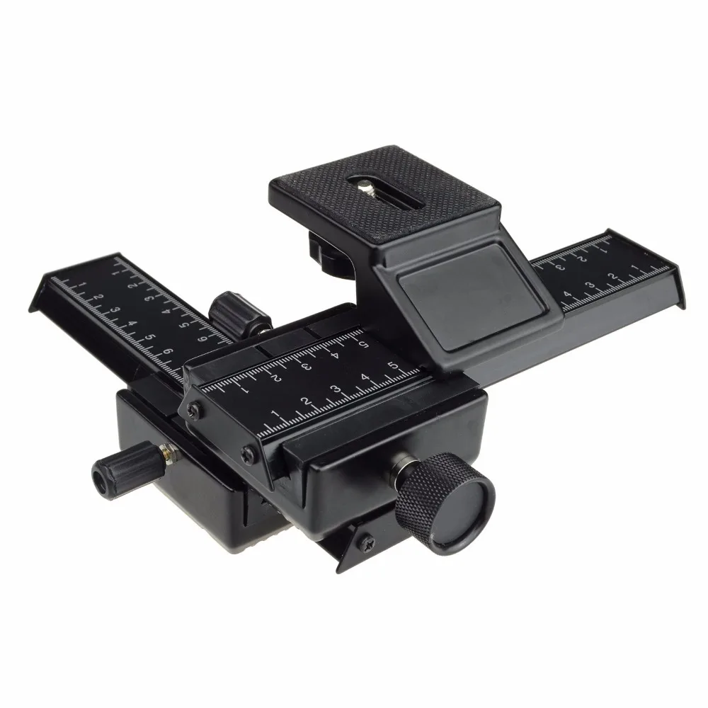 4 way Macro Shot Focusing Rail Slider for SLR DSLR DC 4 way Macro Shot Focusing Rail Slider for SLR DSLR DC