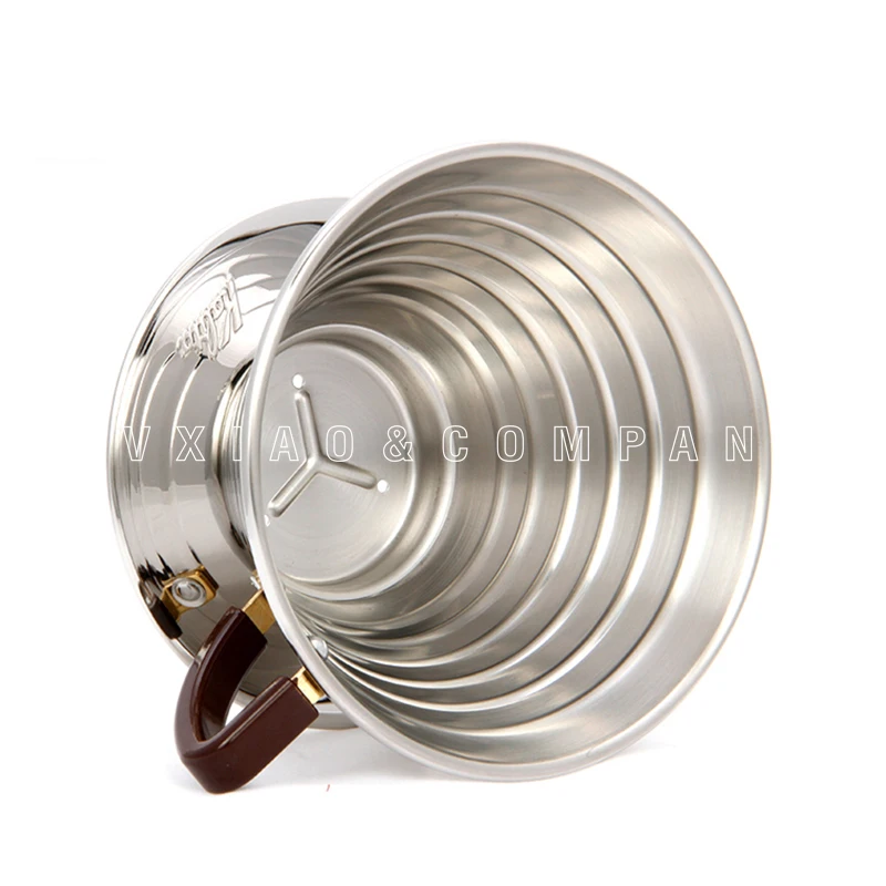 Kalita капельница для кофе из нержавеющей стали ручные фильтры с тремя отверстиями