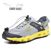 Водонепроницаемая обувь; сетчатые кроссовки для мужчин; открытые пляжные сандалии; акваобувь; быстросохнущая река море; Дайвинг; походные кроссовки