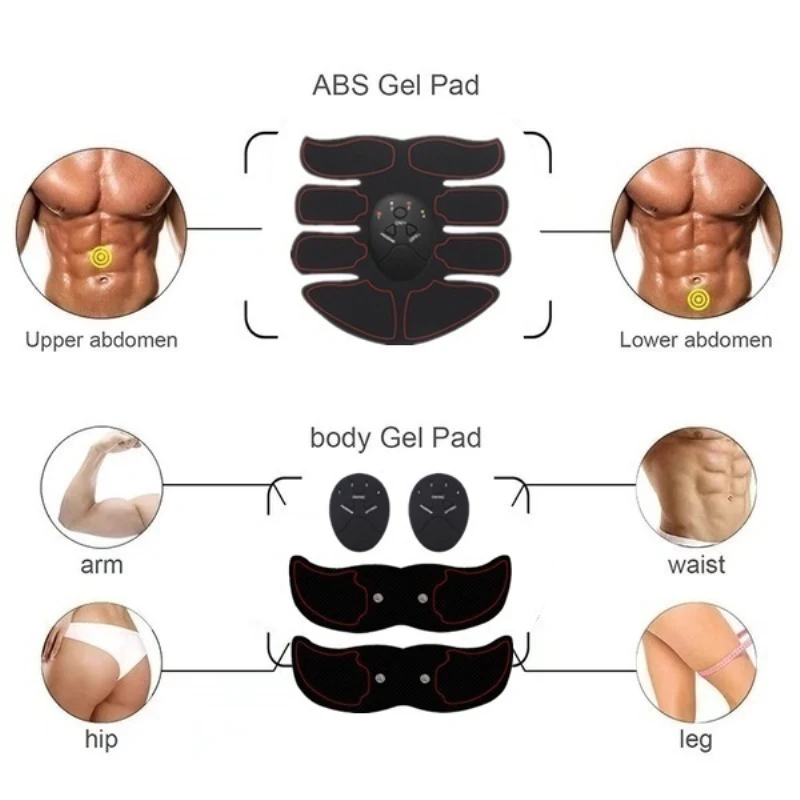 Fitness Abdominal Muscle Trainer Press Stimulator Gym Equipment training apparatus Body Slimming Shaper Machine Exerciser-4