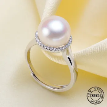 

New Fashion Trendy Jewelry Accessories S925 Sterling Silver Ring Set Adjustable Ring Rhinestone Rings For Women Fine Jewelry