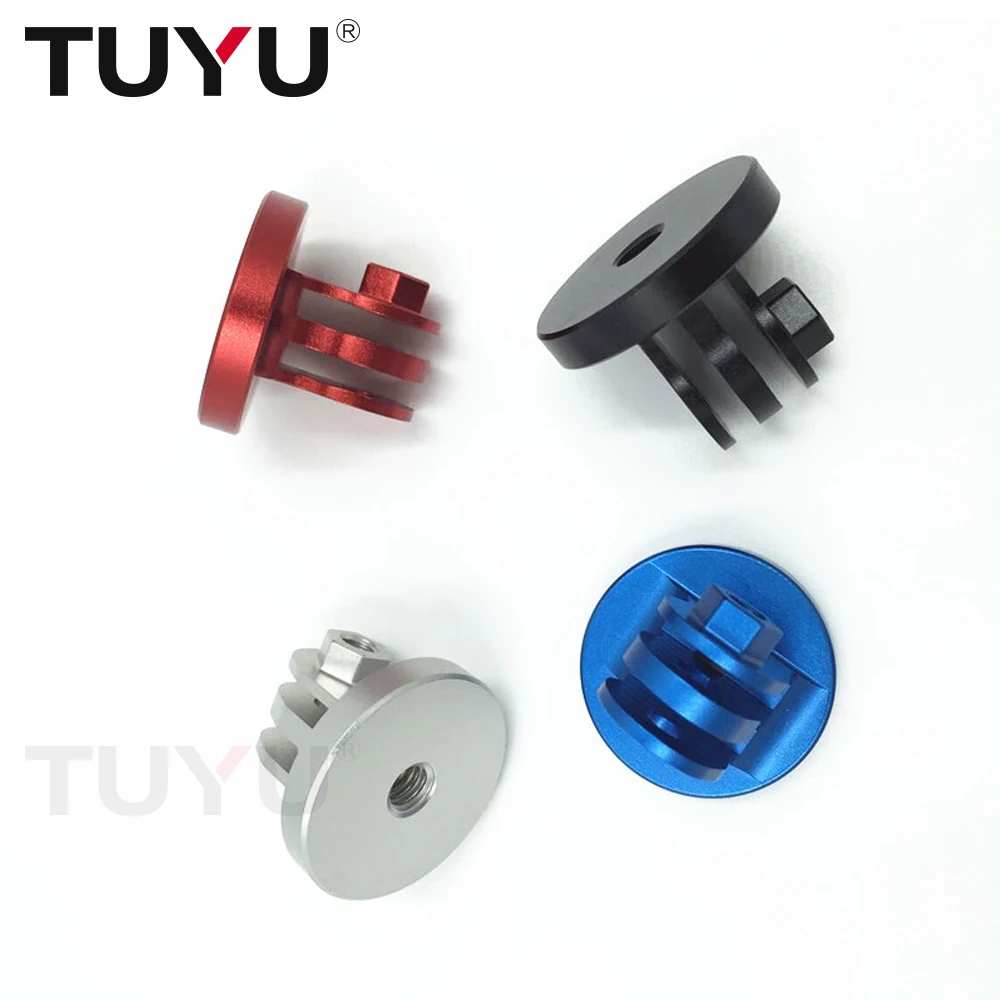 

TUYU Go pro Accessories 4 Color Aluminum alloy Gopro Mount Adapter & Tripod Mount Adapter for GoPro Hero3+/3/4 sj4000/5000/6000