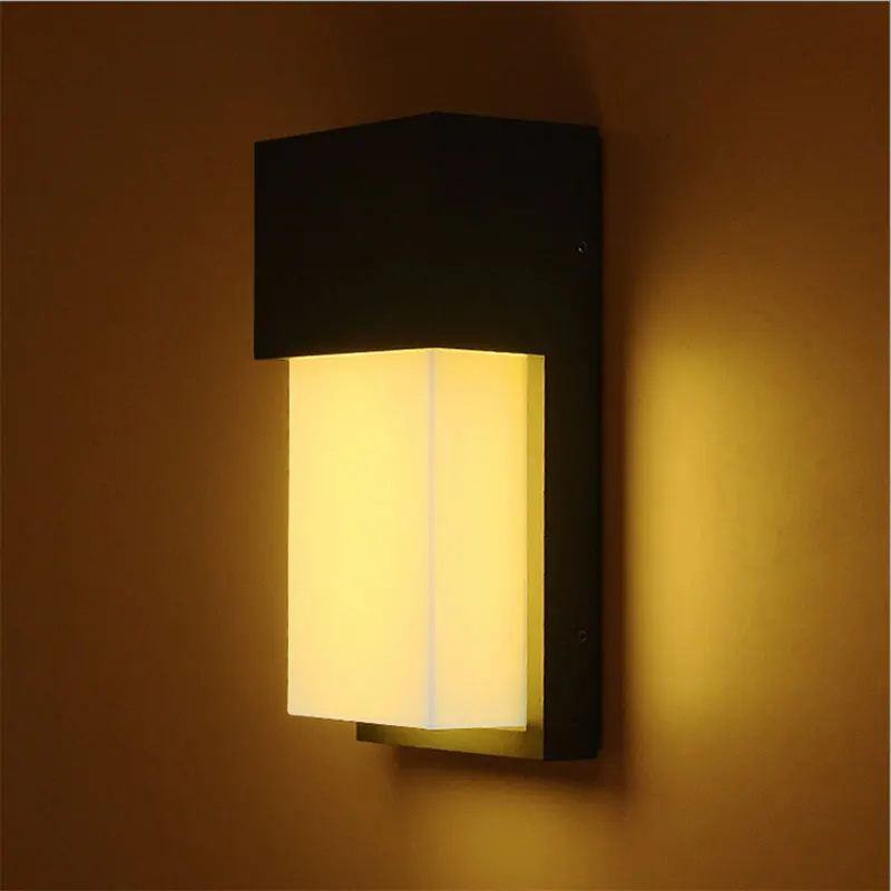 Водонепроницаемый наружный настенный светильник 85-265 в 10 Вт Светодиодный светильник для крыльца кофе, ресторана, отеля, виллы, спальни светильник