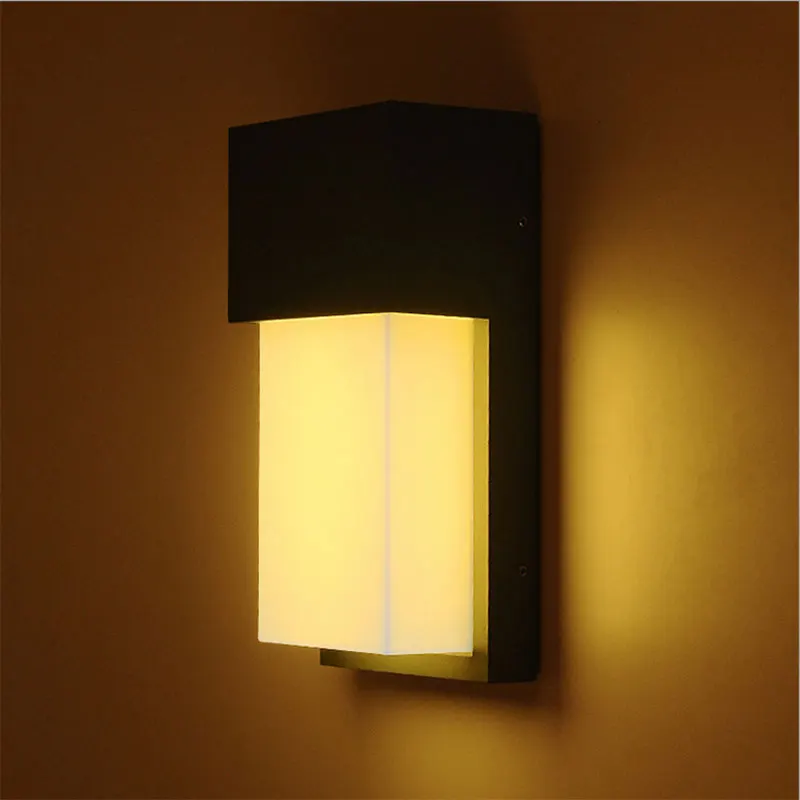 New waterproof outdoor wall lamp 85-265V 10W LED Porch Lights coffee restaurant hotel villa bedroom light