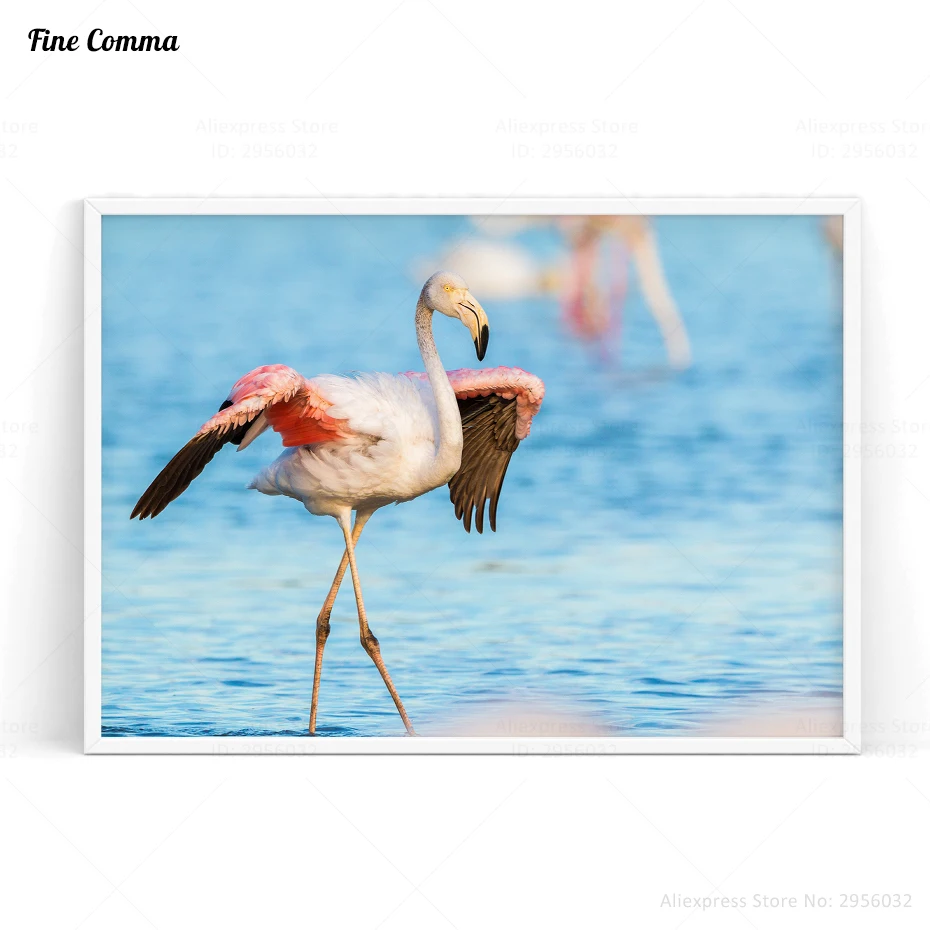 

Dancing Flamingo Posters and Prints Scandinavian Decor Nordic Art Poster Wall Picture for Living Room Wall Art Canvas Print