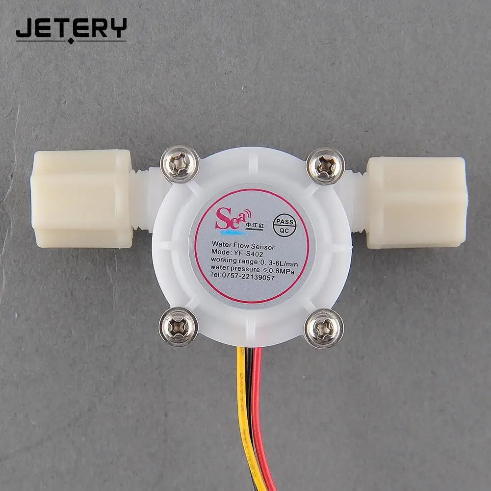

New Water Flow Sensor Switch Meter Counter Hall Sensor Flowmeter 0.3-6L/min Drop shipping Water Flow Sensor measurement