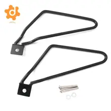 Dolity черный седло мешок поддержка баров кронштейн для Sportster XL