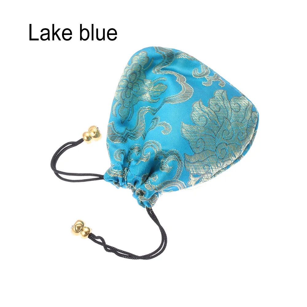 1 шт. креативное Саше благоприятное облако хранения Drawstring счастливая сумка мешочек из шелка для украшений вышивка сумки свадебный подарок - Цвет: lake blue