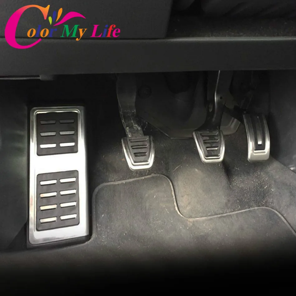 Car Rest Pedal Foot Fuel Brake Clutch Pedals for VW Golf 7 VII GTI Seat