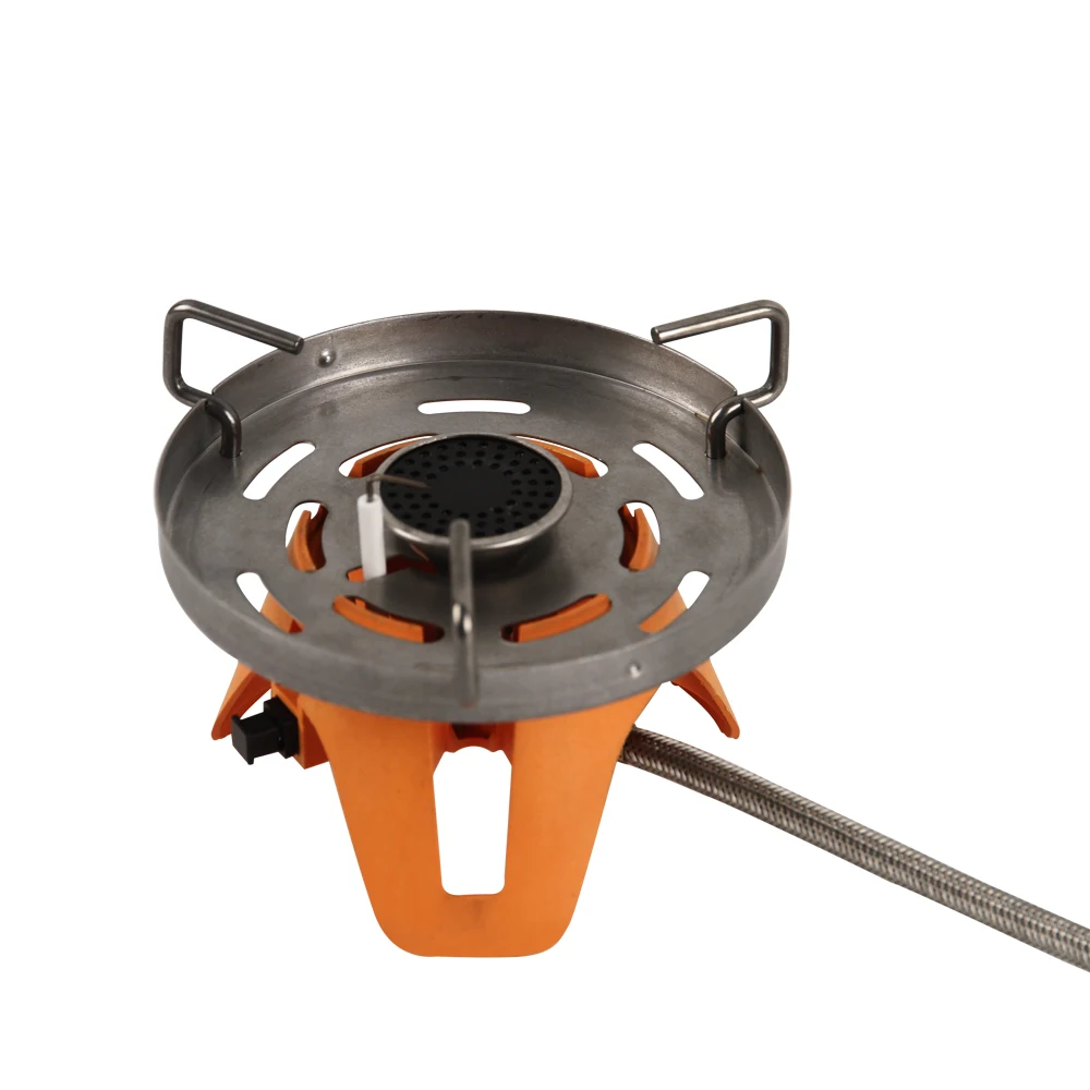 APG Portable 1400ml Cooking System Outdoor Camping Stove Heat Exchanger Pot Multi Cooking Function Gas Burners 