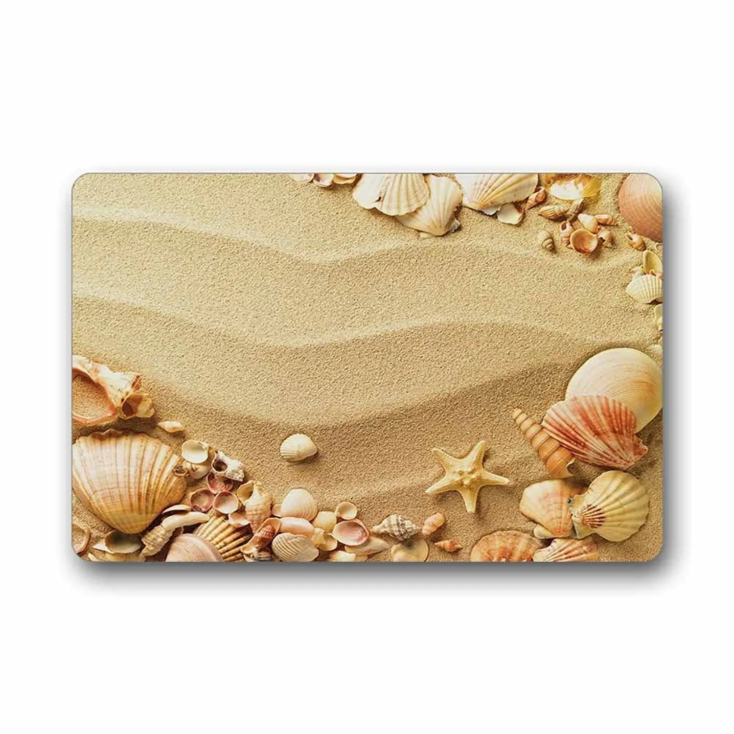 CHARMHOME Custom Doormat Sea Shell Floor Mat Carpet Non Slip Indoor Door Home Decor Bathroom Kitchen Rug 40x60cm | Дом и сад