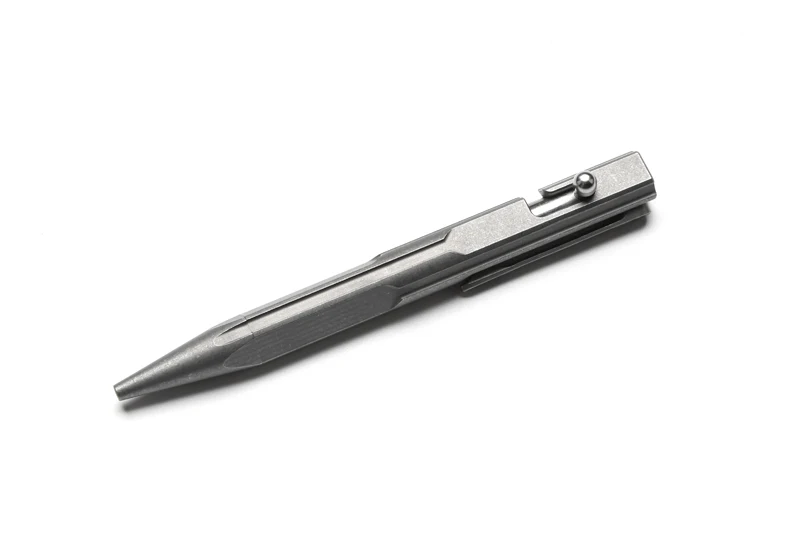 Два солнцезащитных титановых сверла, тактическая ручка для кемпинга, охоты, выживания на открытом воздухе, практичная ручка для повседневного использования, многофункциональная ручка для письма, инструменты - Цвет: Gray