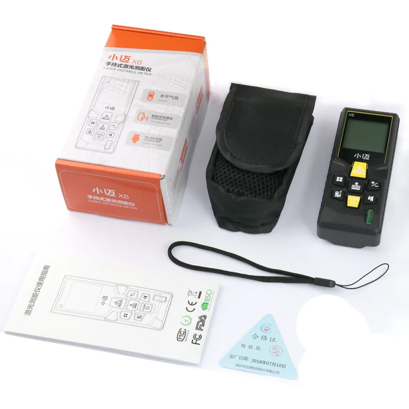 Skup Mileseey akumulator MINI metry dalmierz laserowy dalmierz ręczny pomiar dokładny pomiar