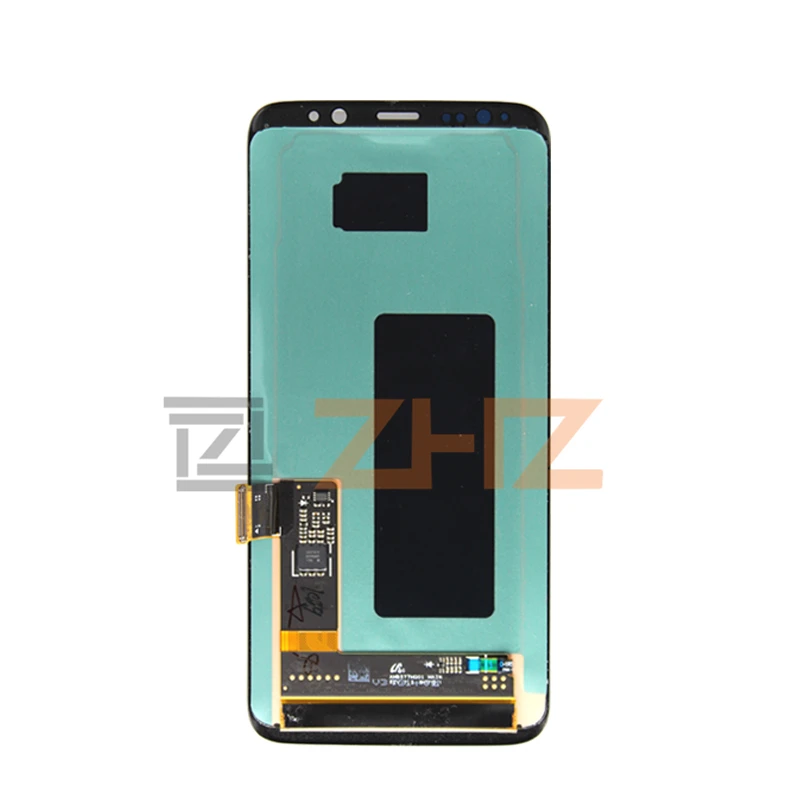 Для samsung Galaxy S8 lcd G950 S8 Plus G955 кодирующий преобразователь сенсорного экрана в сборе с рамкой s8 дисплей Замена запчастей