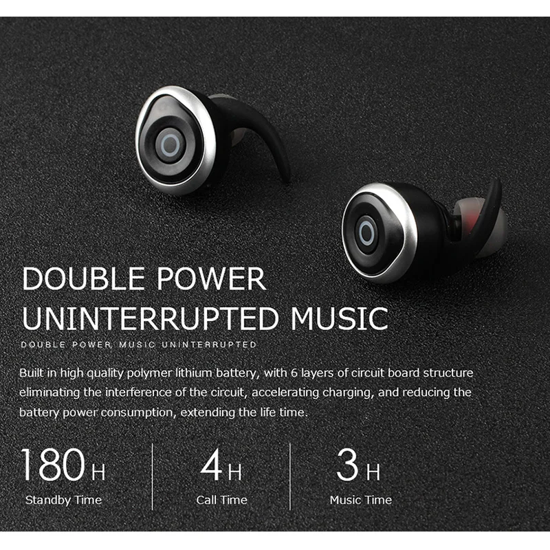 AWEI T1 TWS беспроводные Bluetooth наушники 3D стерео звук водонепроницаемые спортивные