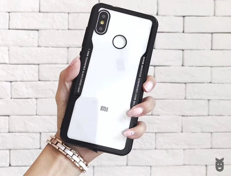 Для Xiaomi mi 8 mi 8 SE A1 A2 Lite Pocophone F1 Red mi Note 5 Plus 6 Pro S2 Прозрачный жесткий пластиковый прозрачный акриловый чехол-накладка на заднюю панель