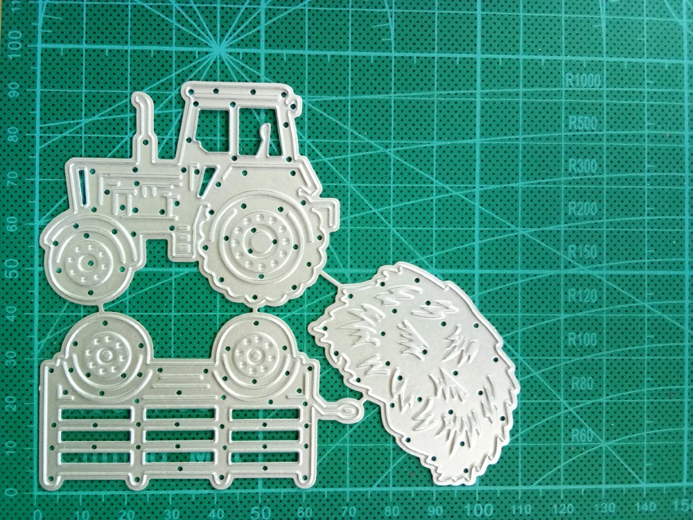 Металлические штампы режет машинка-трактор трав рама режущие штампы для DIY Скрапбукинг тисненая картонная открытка делая декоративную Крафтовая окраска