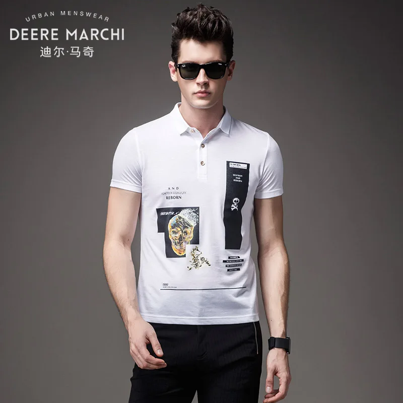 free shipping new fashion men's casual male 2016 Polos Slim Polo shirt