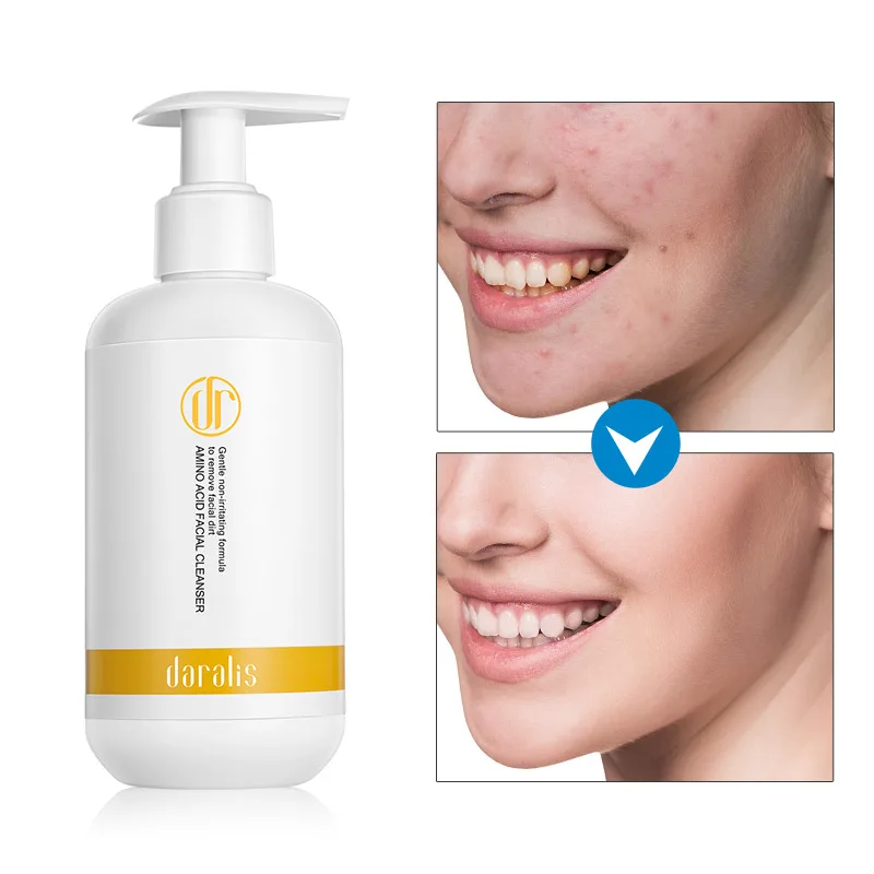 

Daralis 200ML Amino Acid Foam Facial Cleanser Washing for Face Skin Care Washing Anti Aging Cleansing Whitening Moisture Oil