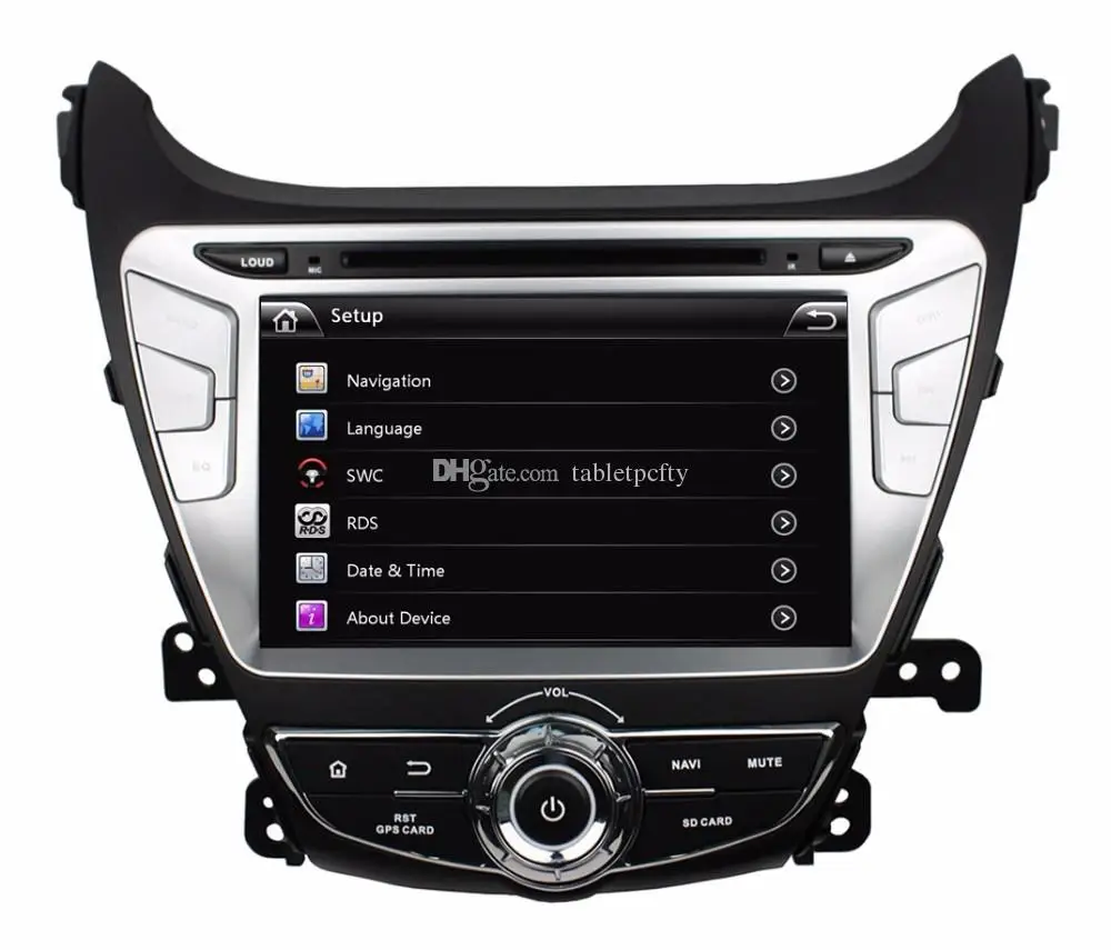 " in-dash автомобильный dvd-плеер с gps(опционально, аудио Радио стерео, USB/SD, AUX, BT/tv, Автомобильный мультимедийный головной убор для hyundai Elantra