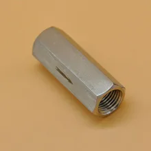 1/" 3/8" 1/" 1/2" BSPP Женский полный порты обратный пневмоклапан один способ без возврата никелированный латунный клапан