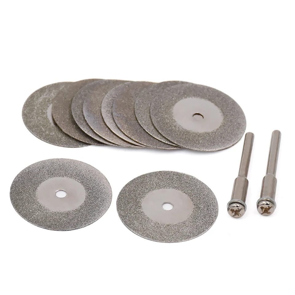 10pc 40 50mm Diamond Cutting Disc Saw Blades Abrasive Steel Metal