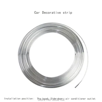 

3M U Style Car Styling Interior Decoration Strips Air Conditioning Outlet For Cadillac srx cts ats escalade sts dts bls