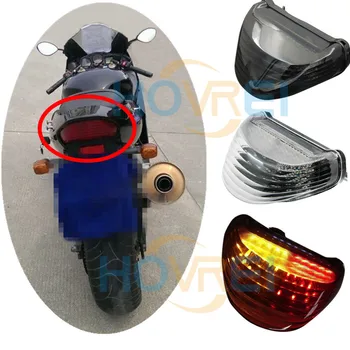

For Kawasaki Ninja ZX12R 2000 2002 2003 2004 2005 LED TailLights Brake Tail Lights with Integrated Turn Signals Indicators Smoke