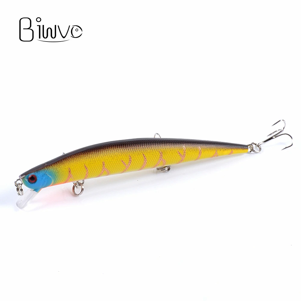 Biwvo الصيد السحر أسماك 12.5 سنتيمتر 13g الصلب الطعم الاصطناعي Crankbait المعادن 3 خطاف المتذبذب الشتاء الصيد السلع ل الصيد