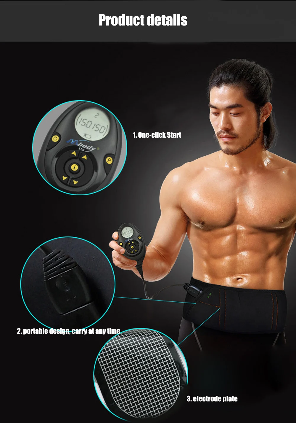 EMS Wireless Muscle Stimulator Trainer  (9)