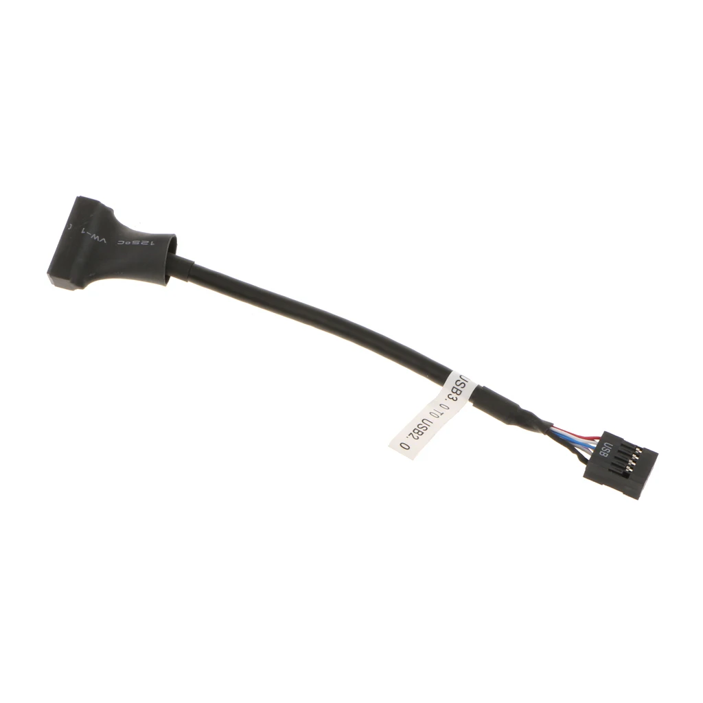 USB Adapter Cable Internal 20-p USB 3.0 Male to 9-p USB 2.0 Female Mainboard CPU Computer Cables & Connectors Fan Extention