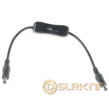 

5.5x2.1mm Male to Male DC Power Cable Cord with switch