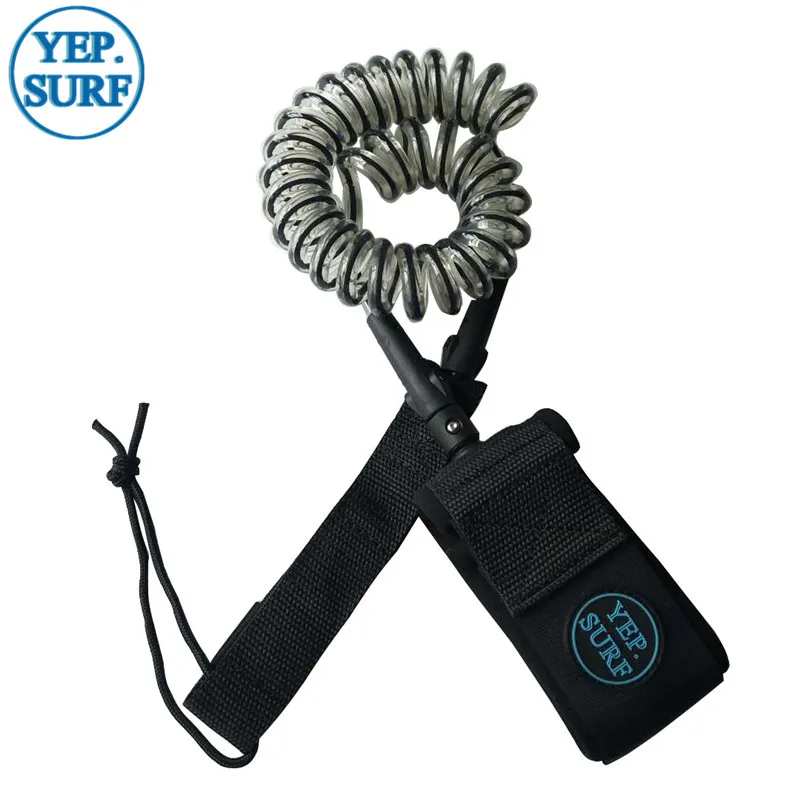 

Surf Leash 8ft 8mm coil Leash 3 colors destroy New Design Surfboard Leash