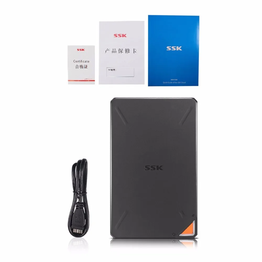 

SSK SSM-F200 WIFI External Hard Drives 1TB High-Capacity HDD Wireless Smart Memory Hard Disk For IOS For Mac