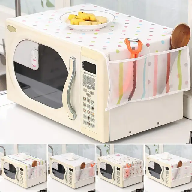 Special Price Microwave Oven Dust Cover Plastic Flower Waterproof Oil proof Dust Proof Storage Bags Organizer Spoon Special Price Microwave Oven Dust Cover Plastic Flower Waterproof Oil proof Dust Proof Storage Bags Organizer Spoon