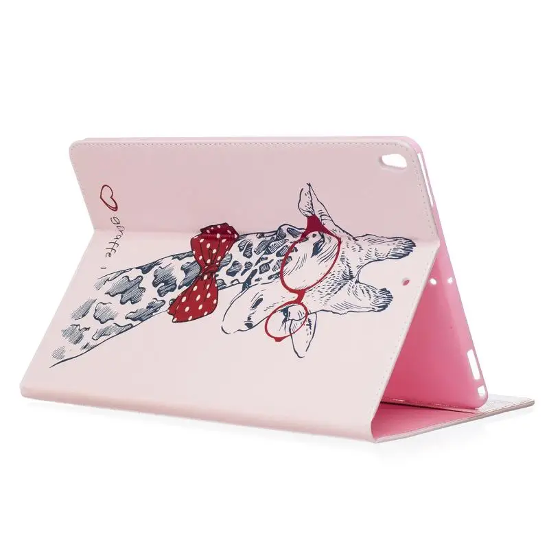 Cover for Apple iPad Pro 10.5" Cover Stand Holder Cute Tablet Case PU Leather Wallet Case Card Slot Case Coque Etui Funda