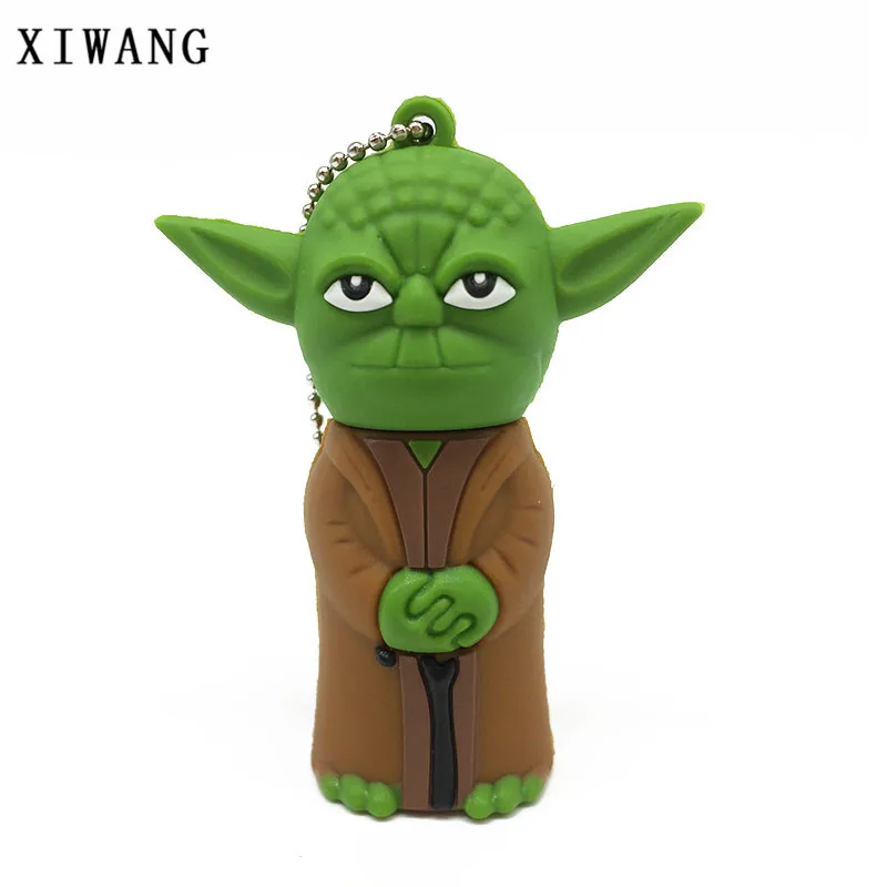 Cartoon Darth pen drive 128gb Vader Star Wars USB Flash Drive USB 2.0 4GB 8GB 16GB 32GB 64GB pendrive Memory Stick Holiday Gift