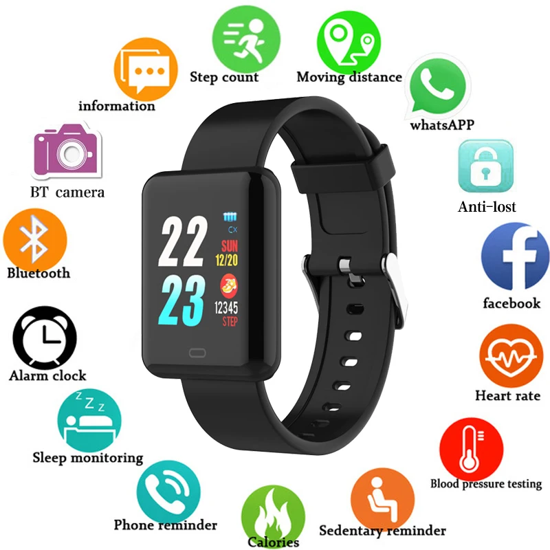 2019 Smart watch sport women's bracelet watch waterproof call rejection