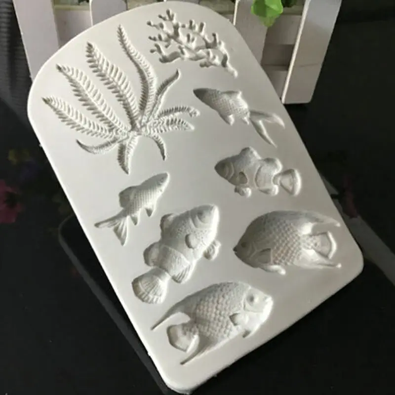 Модные силиконовые формы для рыбных водорослей 1 шт. DIY Инструменты украшения