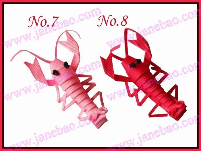 

free shipping 30pcs girl bug bows clips Clown Jellyfish KongFu Panda ribbon Gold fish Donald Duck bows style boutique bows
