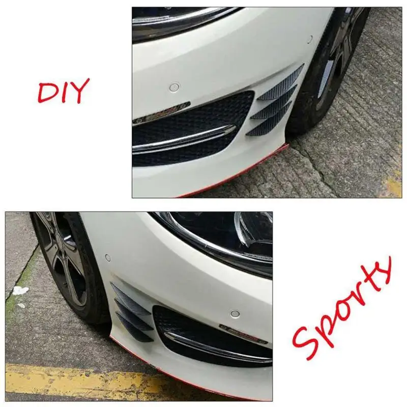 BODY KIT BUMPER LIP VALANCE RUBBER SPLITTER CHIN TRIM FOR MAZDA