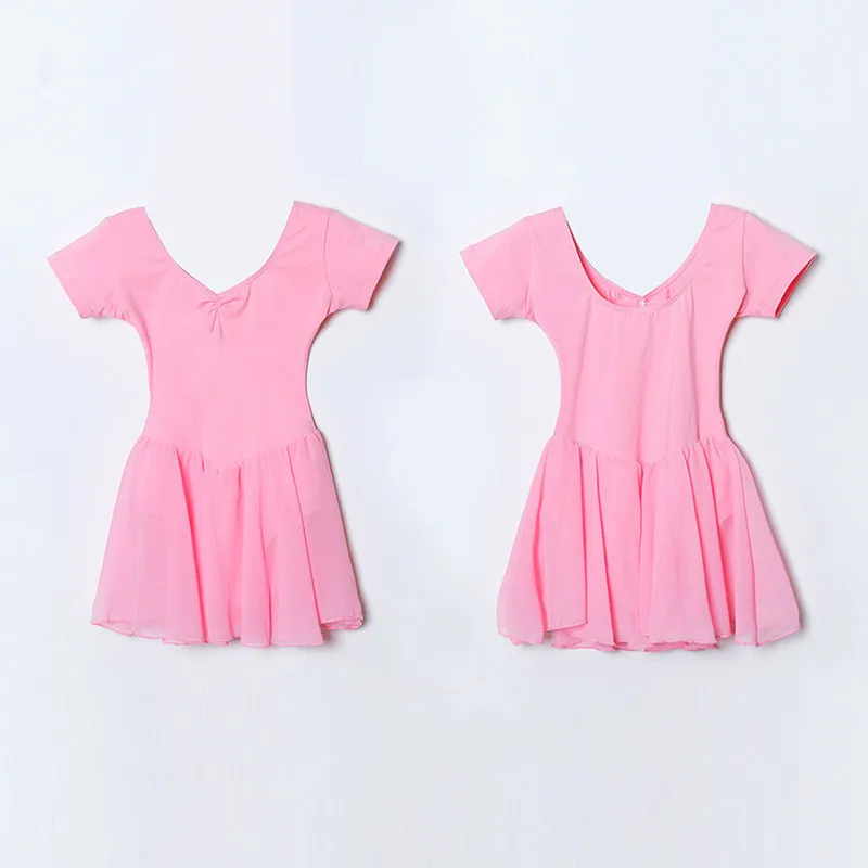 Детская юбка из спандекса с коротким рукавом|leotard girls|ballet dressdress leotard |